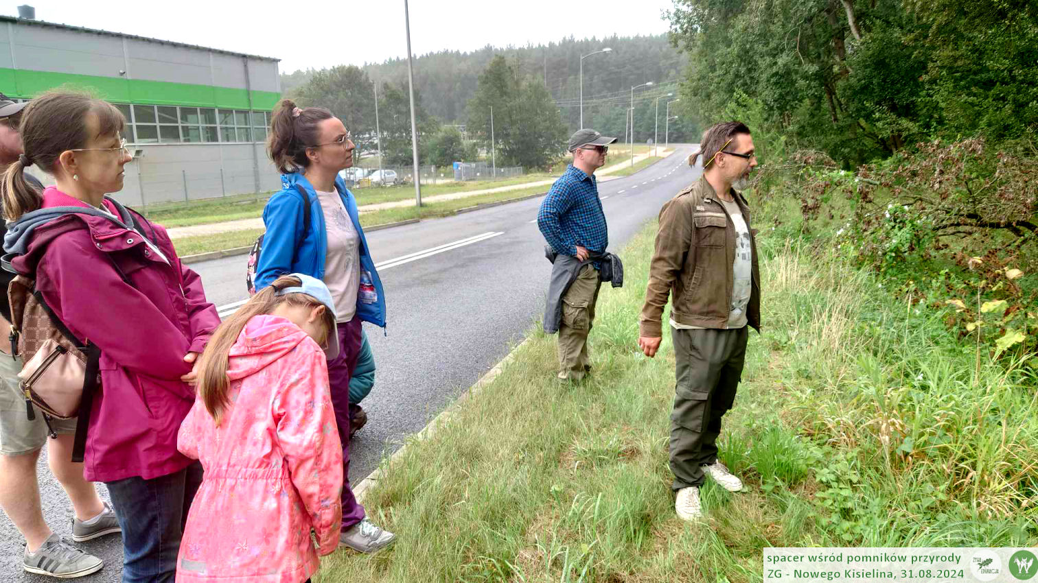 31 08 2024 spacer wśród pomników przyrody Nowego Kisielina (Zielona Góra) - Żywa Edukacja - Sebastian Pilichowski, Fundacja Wild and Safe