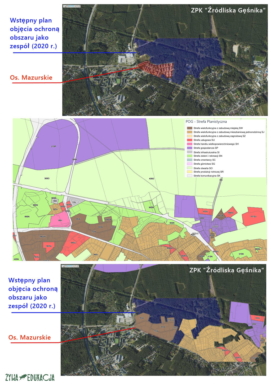 rzadkie i chronione rośliny na terenie projektowanego zespołu przyrodniczo-krajobrazowego 