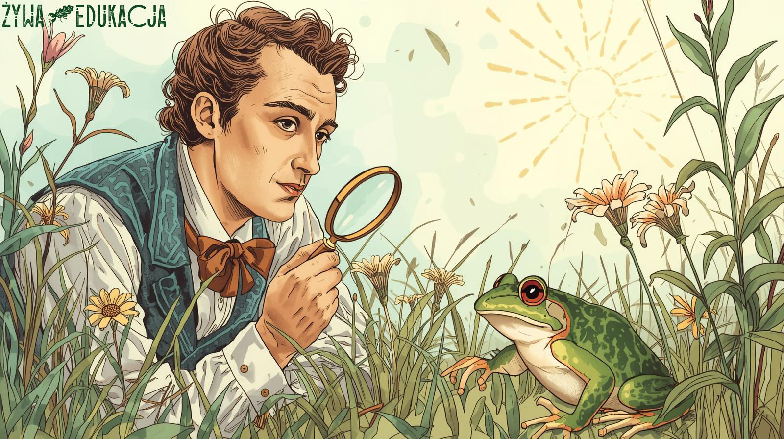 inwentaryzacja przyrodnicza to ważny element inwestycji! Przyrodnik bada płazy i gady / herpetologia / herpetofauna. 